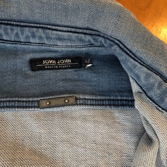 Denim Zip-up Blazer - Picture 6 of 10